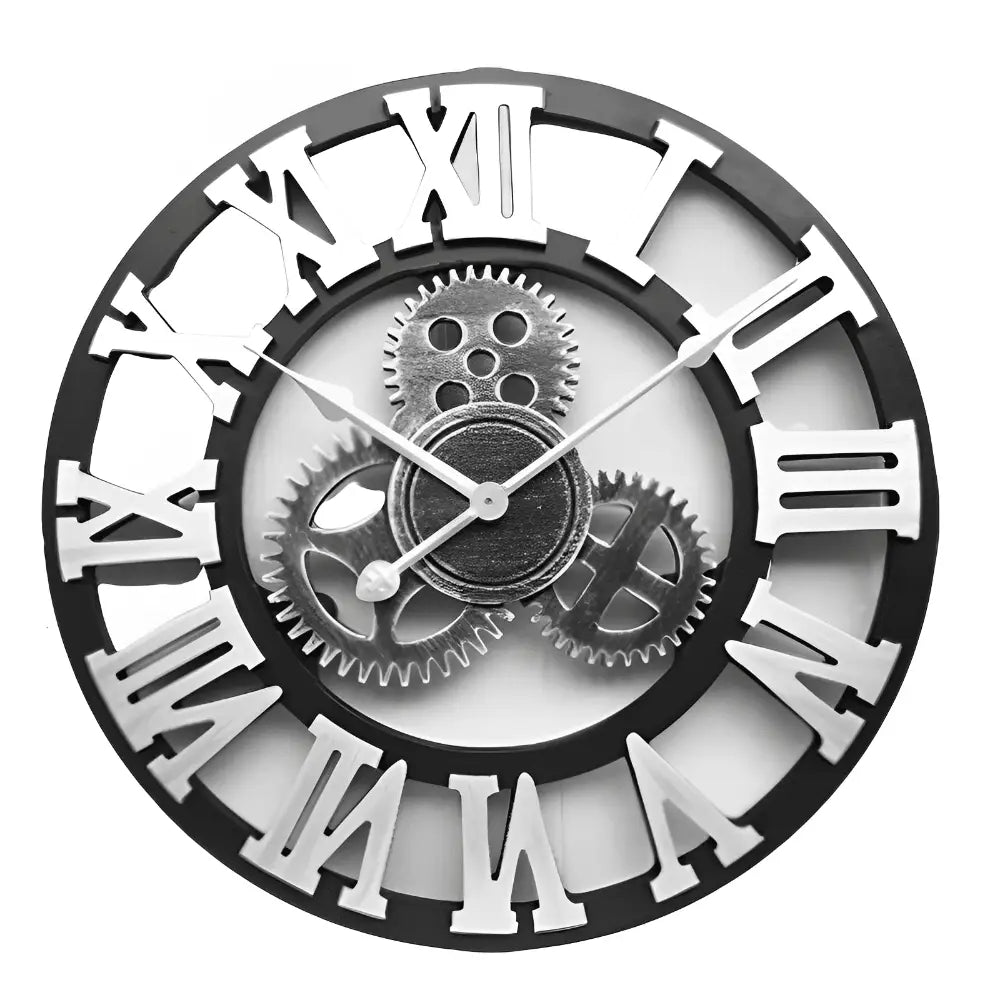 Roman Numeral Gears Wall Clock | Galdo