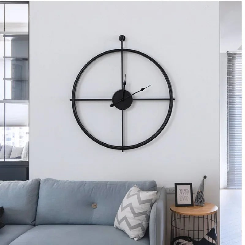 Round Gold Wall Clock Without Numbers | Orelo