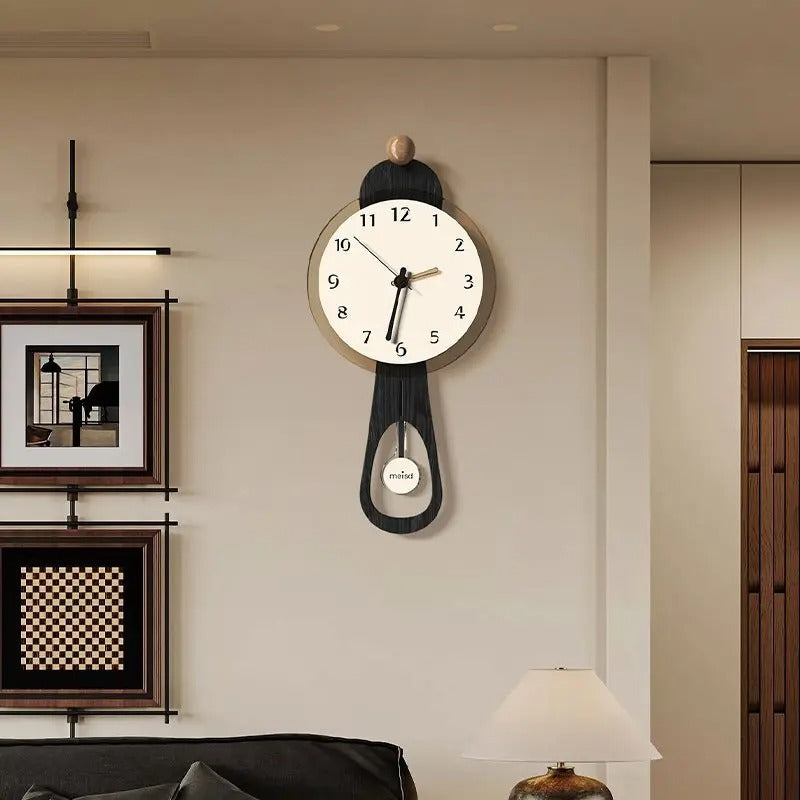 Wooden Pendulum Wall Clock | Savio
