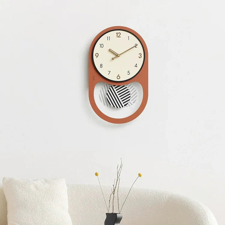 Modern design pendulum wall clock | Swivo