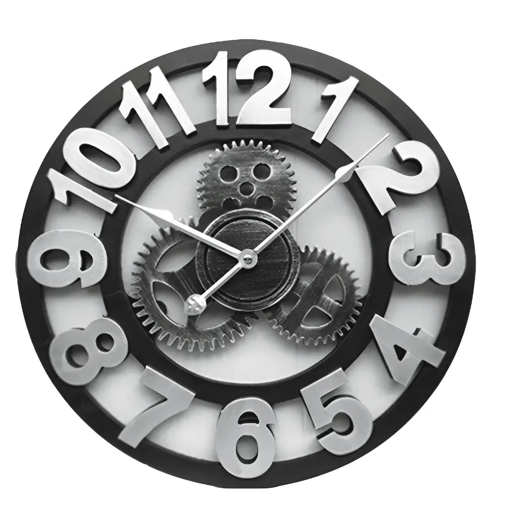 Roman Numeral Gears Wall Clock | Galdo