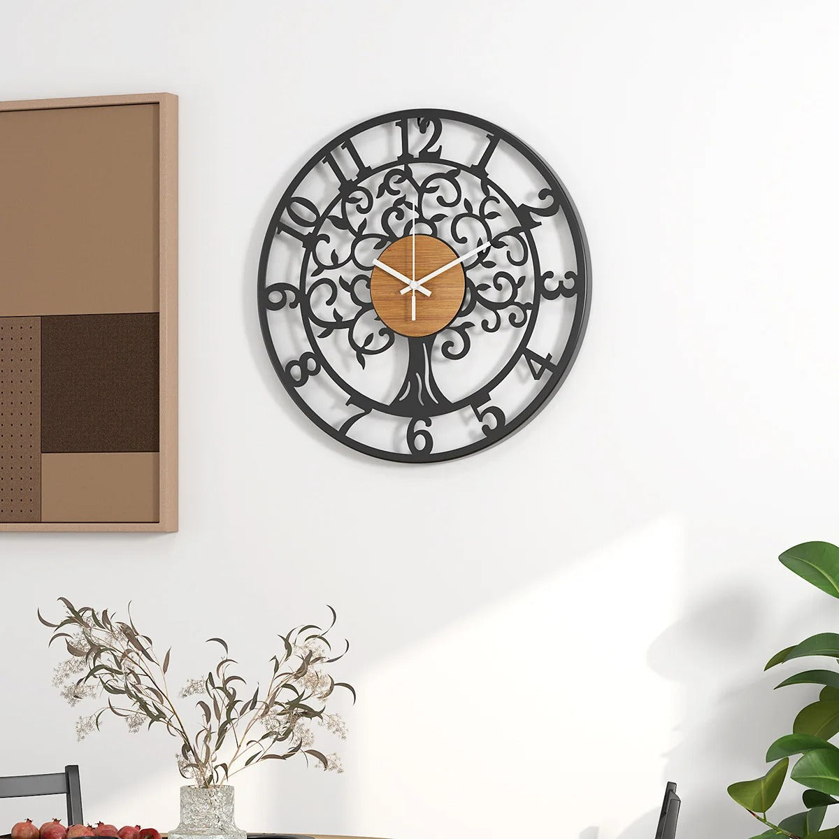 Metal Tree of Life Wall Clock | Sylva