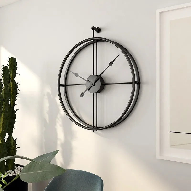 Round Gold Wall Clock Without Numbers | Orelo