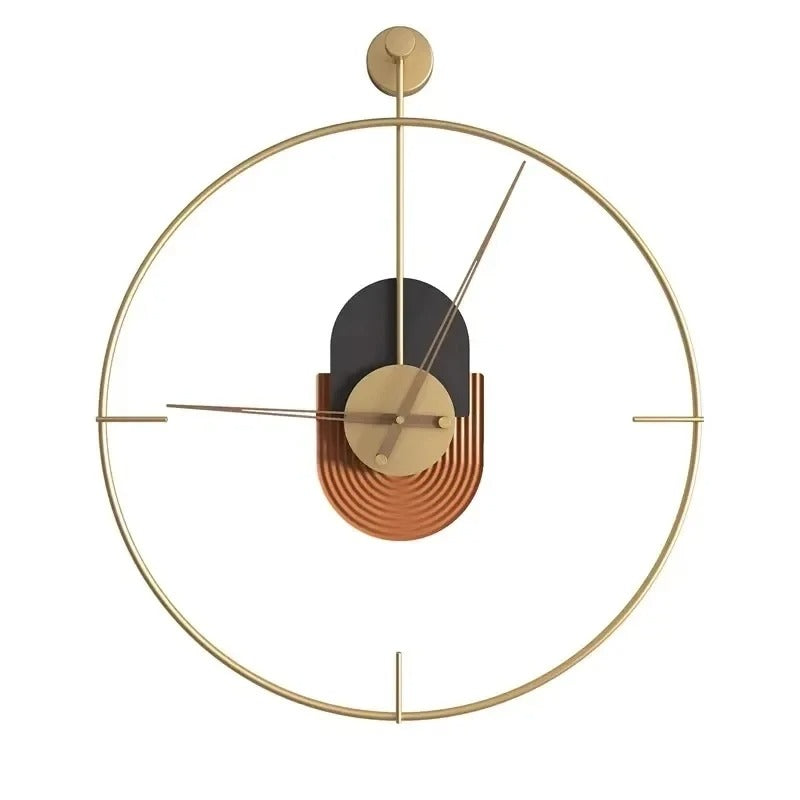 Luxury Gold Designer Wall Clock | Aurel