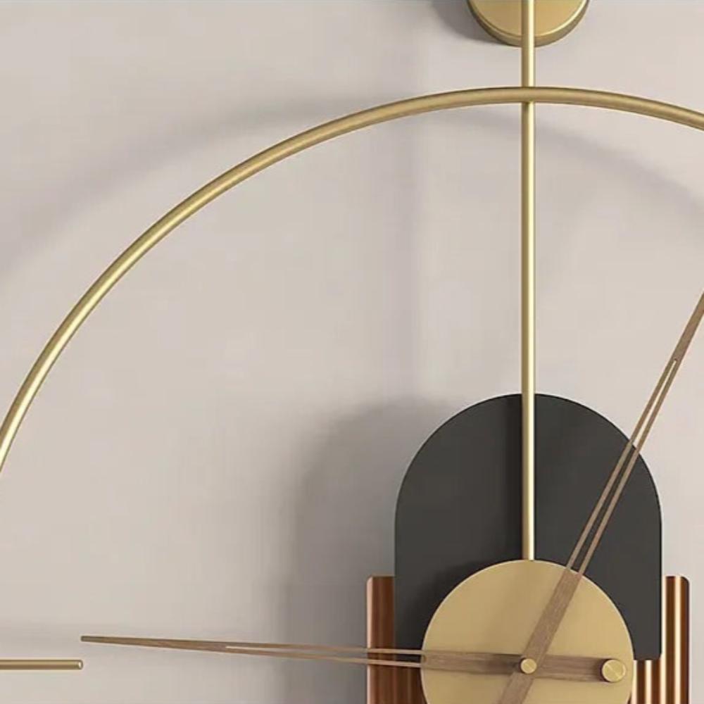 Luxury Gold Designer Wall Clock | Aurel