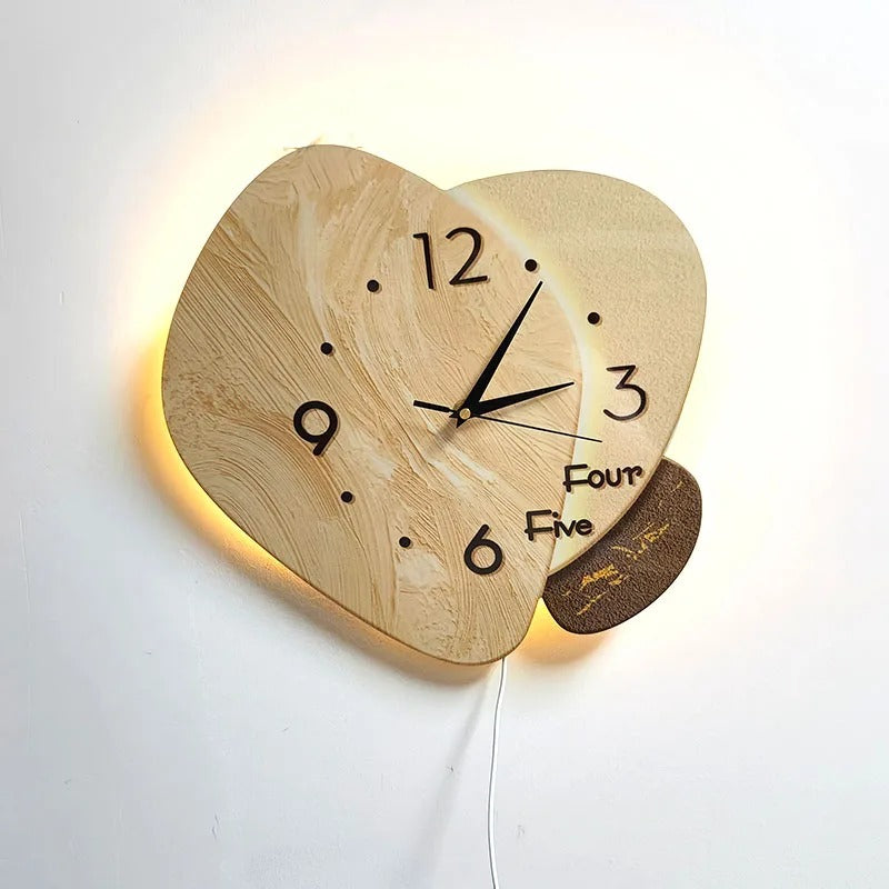 Backlit Designer Wall Clock | Lumio