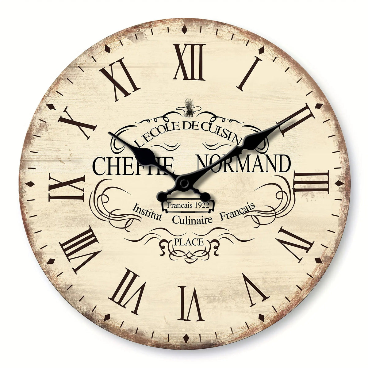 Vintage Country Kitchen Wall Clock | Bistro