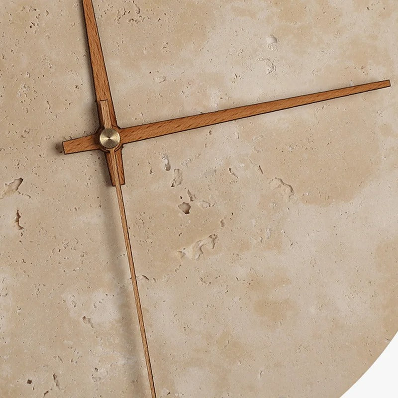 Travertine Wall Clock | Mileni