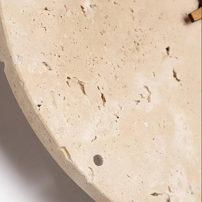 Travertine Wall Clock | Mileni