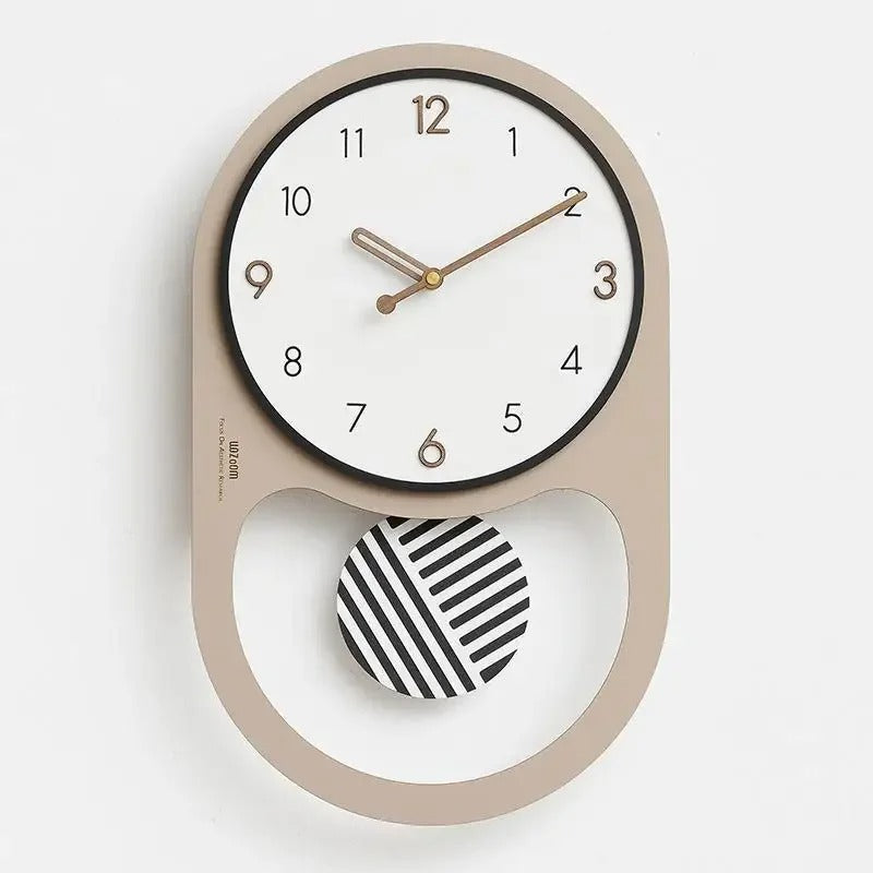 Modern design pendulum wall clock | Swivo