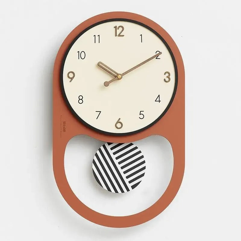 Modern design pendulum wall clock | Swivo