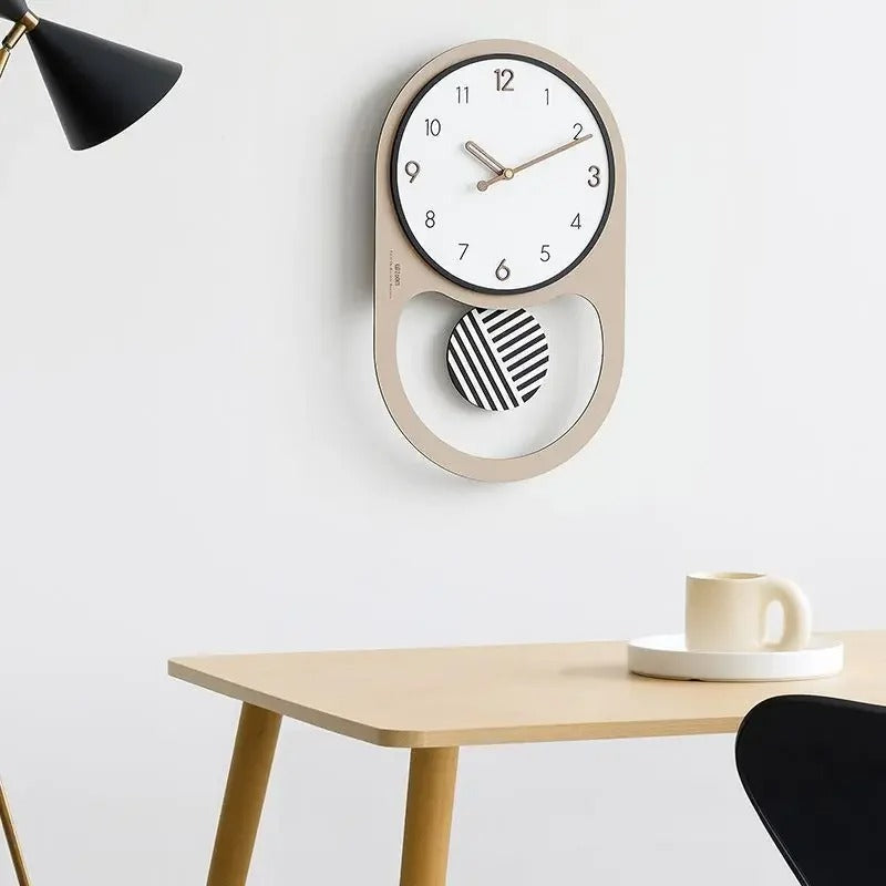 Modern design pendulum wall clock | Swivo