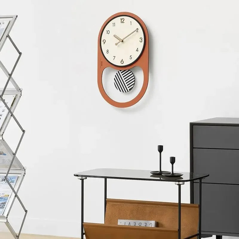 Modern design pendulum wall clock | Swivo