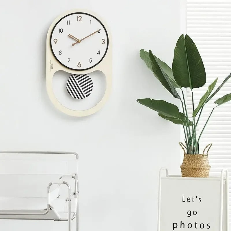 Modern design pendulum wall clock | Swivo