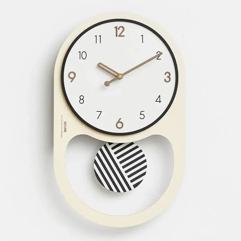 Modern design pendulum wall clock | Swivo