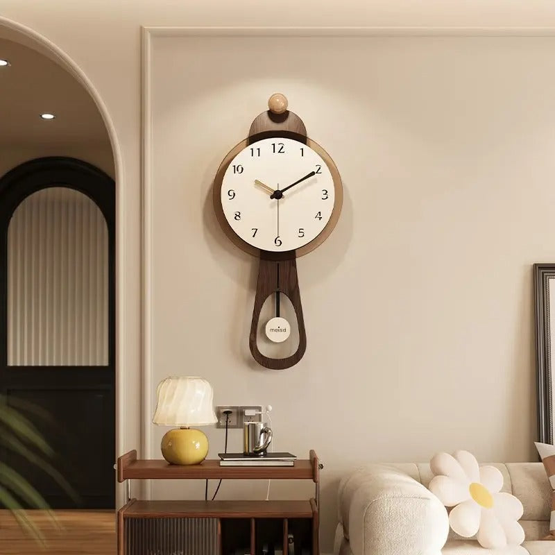 Wooden Pendulum Wall Clock | Savio